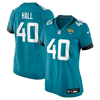 Women's Nike Tyler Hall  Teal Jacksonville Jaguars Team Game Jersey