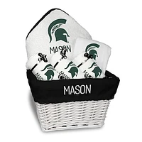 Chad & Jake Michigan State Spartans Team Personalized Medium Gift Basket