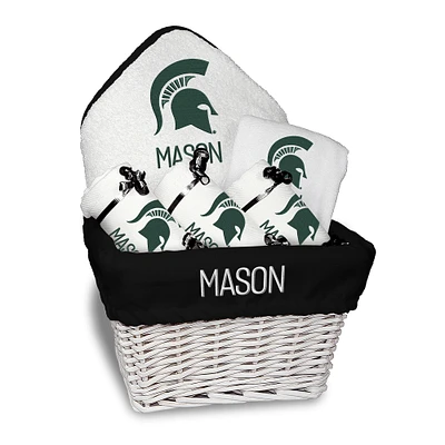 Chad & Jake Michigan State Spartans Team Personalized Medium Gift Basket