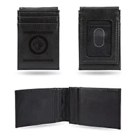 Black Winnipeg Jets Front Pocket Wallet
