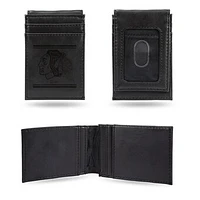 Black Chicago Blackhawks Front Pocket Wallet