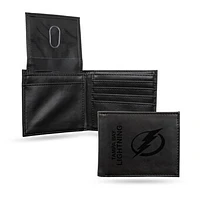 Tampa Bay Lightning Laser Engraved Billfold Wallet