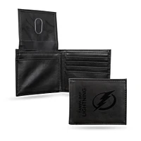 Tampa Bay Lightning Laser Engraved Billfold Wallet