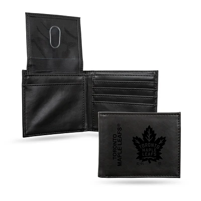 Toronto Maple Leafs Laser Engraved Billfold Wallet
