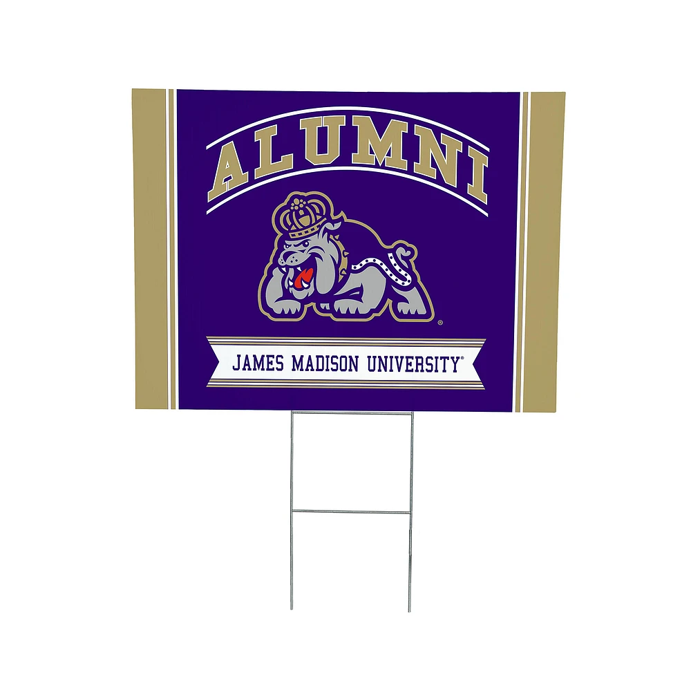 James Madison Dukes 18" x 24" Alumni Outdoor Yard Sign