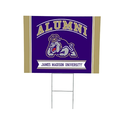 James Madison Dukes 18" x 24" Alumni Outdoor Yard Sign