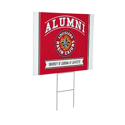 Louisiana Ragin' Cajuns 18" x 24" Alumni Outdoor Yard Sign