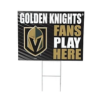 Vegas Golden Knights 18" x 24" Fans Welcome Outdoor Yard Sign