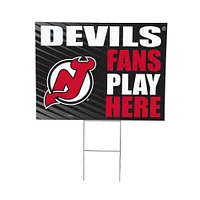 New Jersey Devils 18" x 24" Fans Welcome Outdoor Yard Sign
