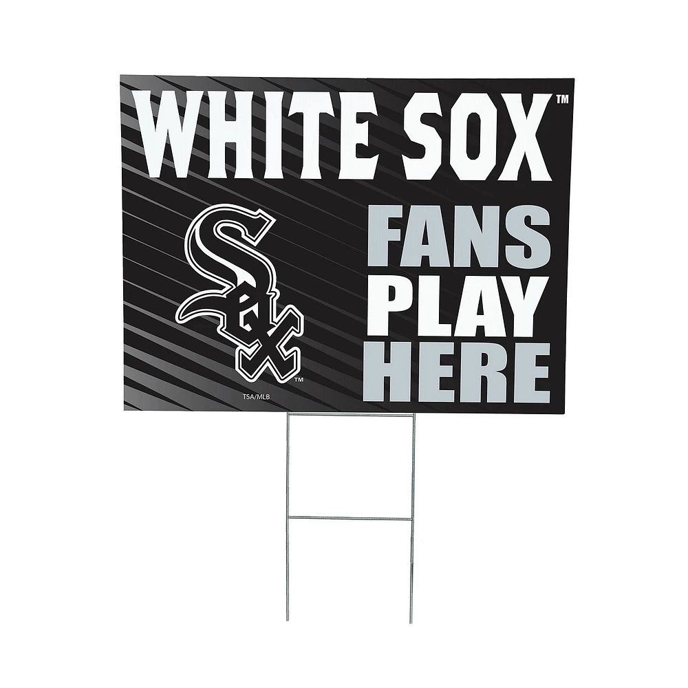 Chicago White Sox 18" x 24" Fans Welcome Outdoor Yard Sign