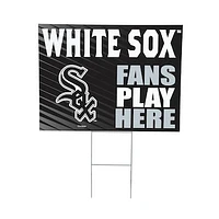 Chicago White Sox 18" x 24" Fans Play Here Outdoor Yard Sign