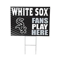 Chicago White Sox 18" x 24" Fans Play Here Outdoor Yard Sign