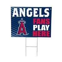 Los Angeles Angels 18" x 24" Fans Play Here Outdoor Yard Sign