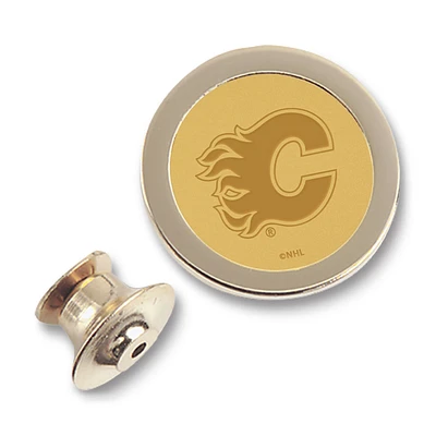 Calgary Flames Gold Lapel Pin
