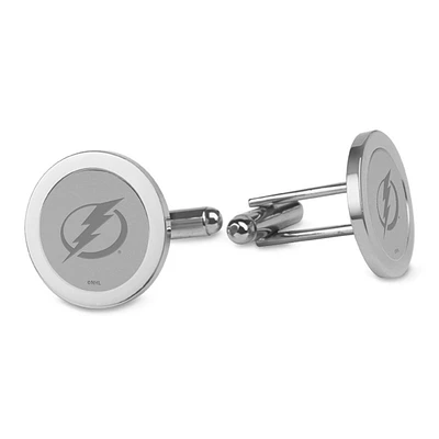 Tampa Bay Lightning Silver Cufflinks