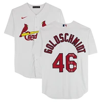 Paul Goldschmidt St. Louis Cardinals Autographed 2022 NL MVP White Nike Replica Jersey with "MVP Stats" Inscriptions - Limited Edition of 46