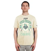 Men's New Era Cream York Liberty 2024 WNBA Finals Champions Chrome T-Shirt