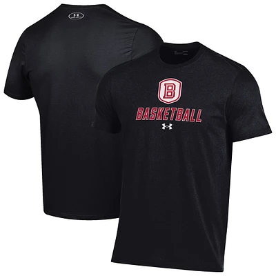 Men's Under Armour  Black Bradley Braves Basketball Performance T-Shirt