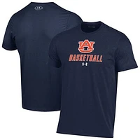 Men's Under Armour  Navy Auburn Tigers Basketball Performance T-Shirt