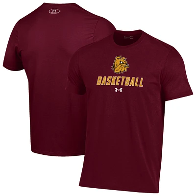 Men's Under Armour  Maroon Minnesota Duluth Bulldogs Basketball Performance T-Shirt