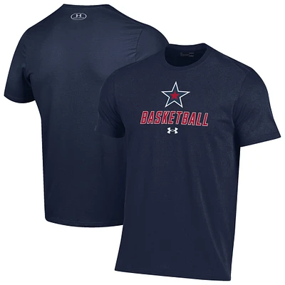 Men's Under Armour  Navy Robert Morris Colonials Basketball Performance T-Shirt