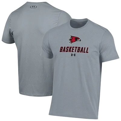 Men's Under Armour  Gray SEMO Redhawks Basketball Performance T-Shirt