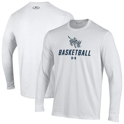 Men's Under Armour Colorado School of Mines Orediggers Basketball Performance Long Sleeve T-Shirt