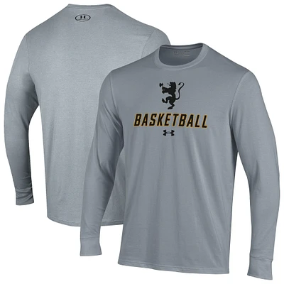 Men's Under Armour  Gray St. Olaf Oles Basketball Performance Long Sleeve T-Shirt