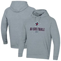 Men's Under Armour Gray Robert Morris Colonials Basketball Rival Raglan Fleece Pullover Hoodie