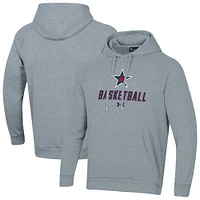 Men's Under Armour Gray Robert Morris Colonials Basketball Rival Raglan Fleece Pullover Hoodie