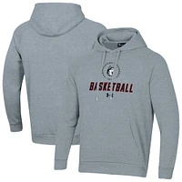 Men's Under Armour Northeastern Huskies Basketball Rival Raglan Fleece Pullover Hoodie