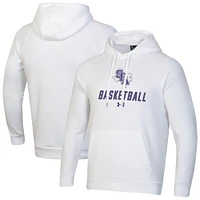 Men's Under Armour Stephen F Austin Lumberjacks Basketball Rival Raglan Fleece Pullover Hoodie