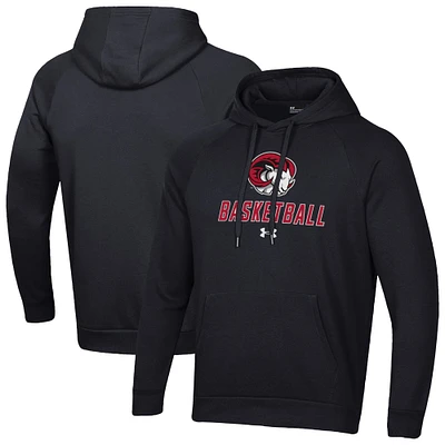 Men's Under Armour Winston-Salem State Rams Basketball Rival Raglan Fleece Pullover Hoodie