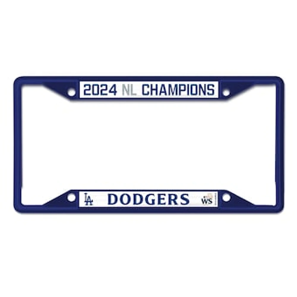 WinCraft Los Angeles Dodgers 2024 National League Champions Laser Cut Metal License Plate Frame