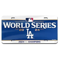 WinCraft Los Angeles Dodgers 2024 National League Champions Laser-Cut Acrylic License Plate