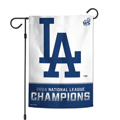 WinCraft Los Angeles Dodgers 2024 National League Champions 12" x 18" Two-Sided Garden Flag