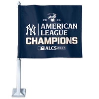 WinCraft New York Yankees 2024 American League Champions On-Field/Locker Room Celebration Two-Sided Car Flag