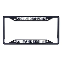 WinCraft New York Yankees 2024 American League Champions Laser Cut Metal License Plate Frame