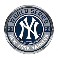 WinCraft New York Yankees 2024 American League Champions Domed Metal Auto Emblem