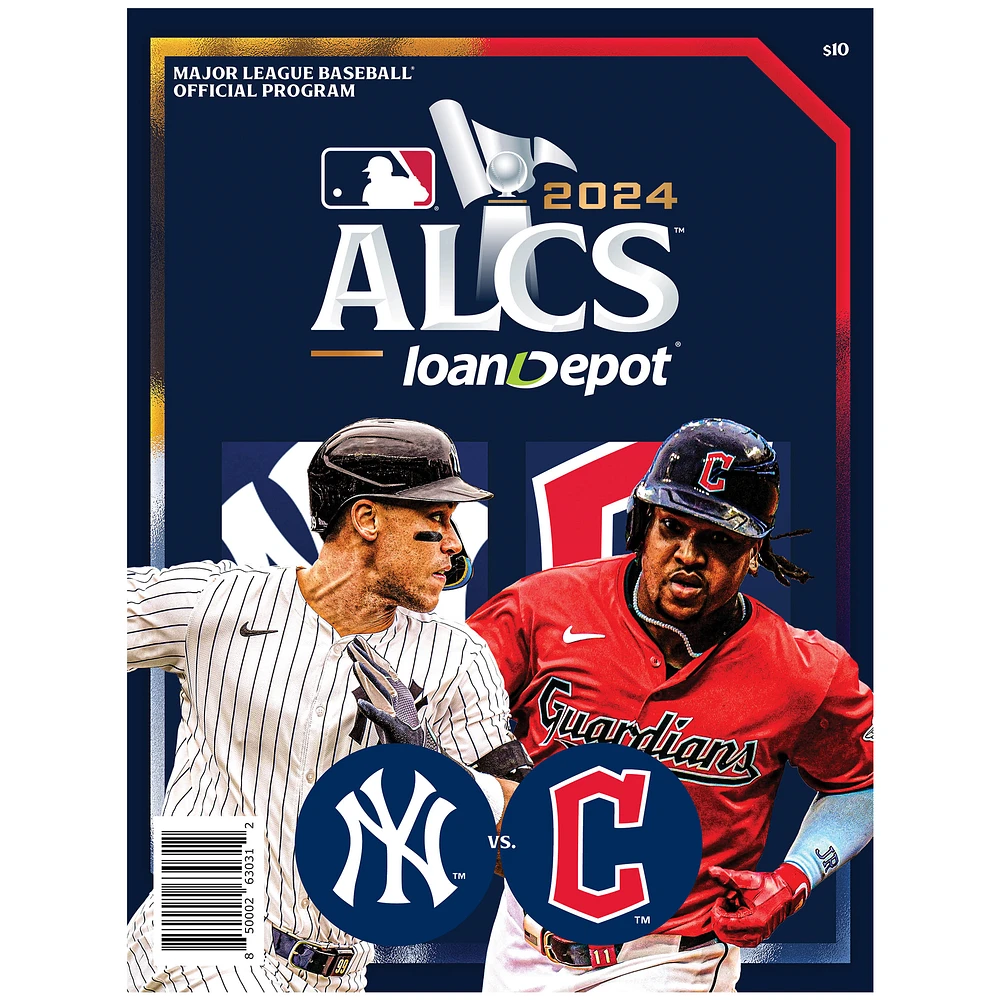 Cleveland Guardians vs. New York Yankees 2024 ALCS Program