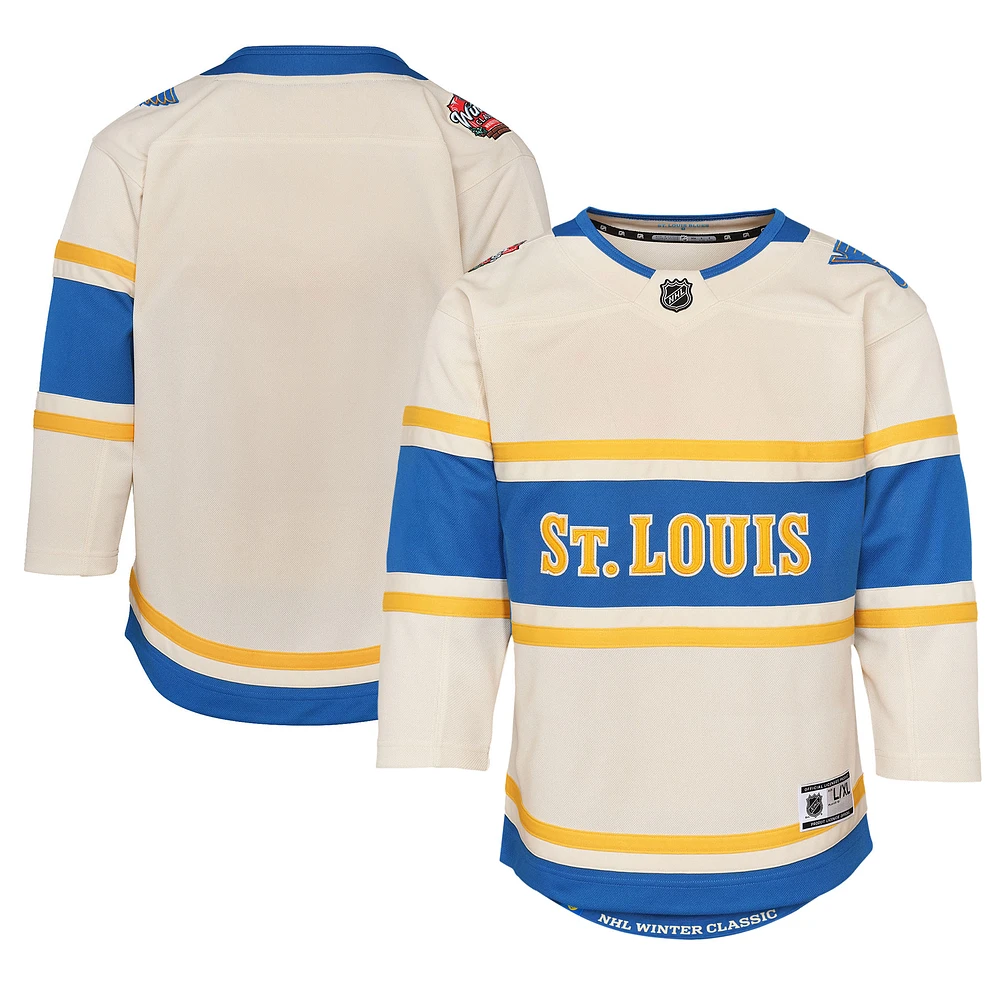 Preschool  Cream St. Louis Blues 2025 NHL Winter Classic Premier Jersey