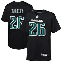 Youth Nike Saquon Barkley Carbon Black Philadelphia Eagles Fashion Game Jersey