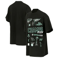 Unisex round21 Black New York Liberty 2024 WNBA Finals Champions Hometown T-Shirt