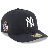 Men's New Era Navy York Yankees 2024 World Series Side Patch Low Profile 59FIFTY Fitted Hat