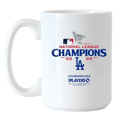 Los Angeles Dodgers 2024 National League Champions 15oz. Sublimated Mug