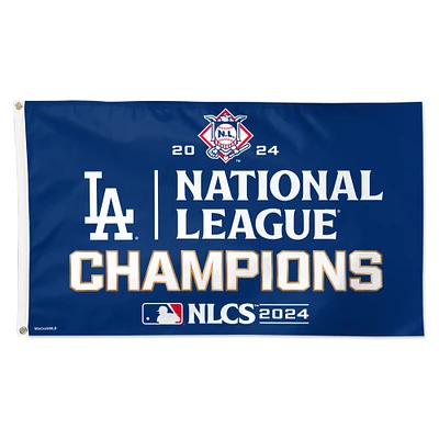 WinCraft Los Angeles Dodgers 2024 National League Champions Locker Room 3' x 5' Deluxe Flag