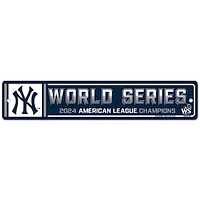 WinCraft New York Yankees 2024 American League Champions 11'' x 17'' Indoor/Outdoor Styrene Sign