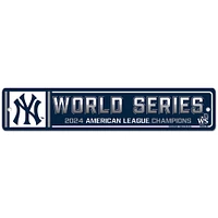 WinCraft New York Yankees 2024 American League Champions 11'' x 17'' Indoor/Outdoor Styrene Sign