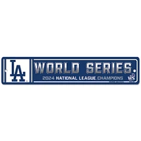 WinCraft Los Angeles Dodgers 2024 National League Champions 11'' x 17'' Indoor/Outdoor Styrene Sign