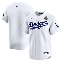 Men's Nike White Los Angeles Dodgers 2024 World Series Home Limited Jersey